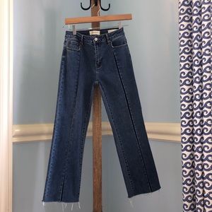 PACSUN DENIM high rise crop kick size 25